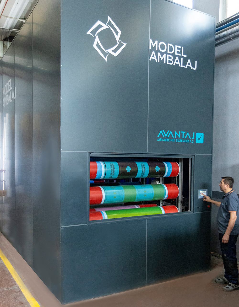 Yarı Otomatik Roll Depolama